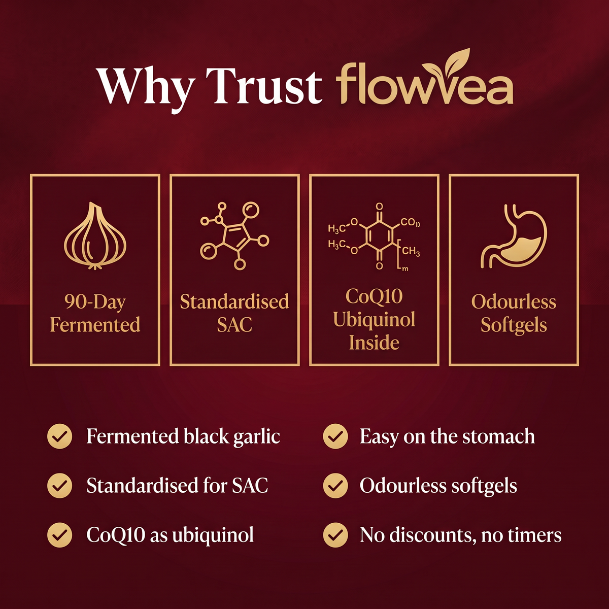Flowvea Fermented Black Garlic