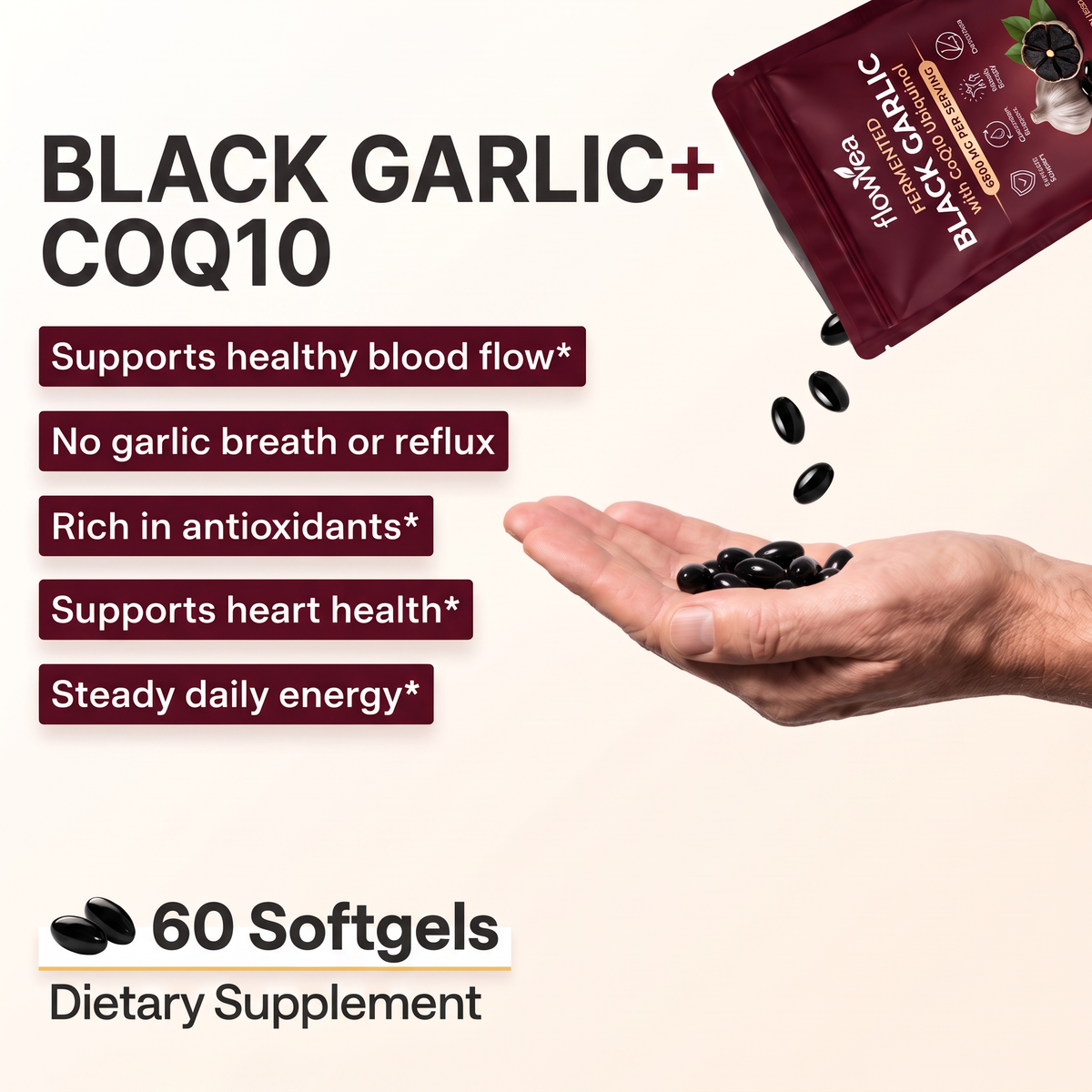 Flowvea Fermented Black Garlic