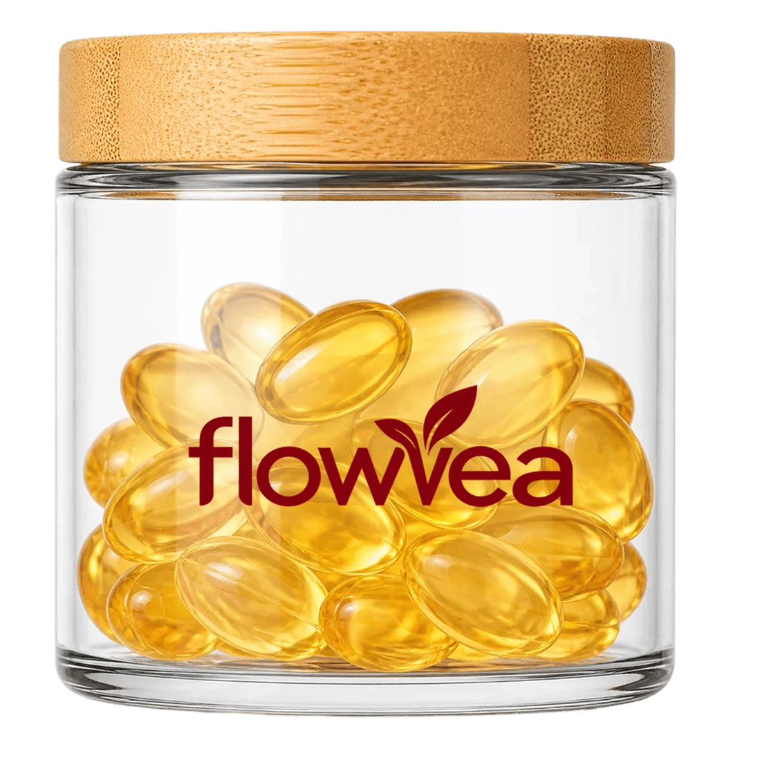 Bamboo Lid Glass Jar