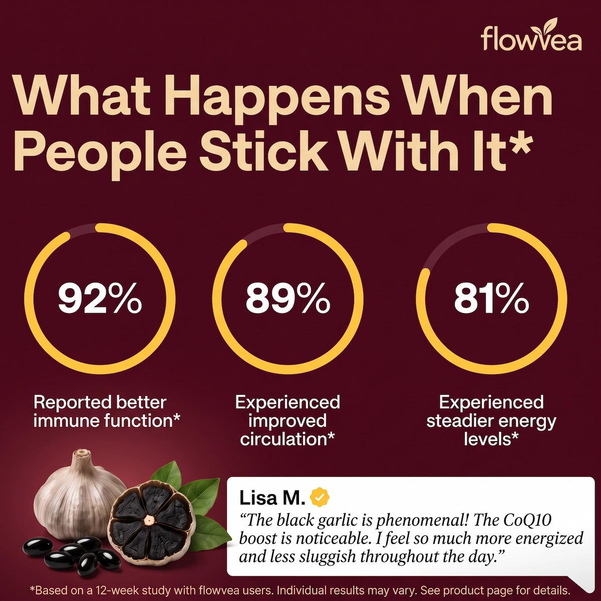 Flowvea Fermented Black Garlic